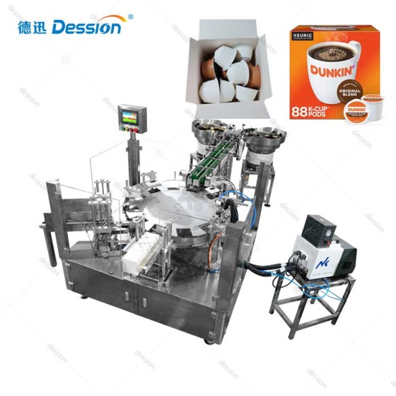 Original Blend Coffee K-Cup Pods Cartoning Machine
